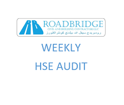 Are hazards signalled by signs and tags? Roadbridge Lcc Qatar Weekly Safety Inspection Checklist Safetyculture