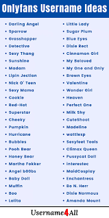 300+ Cute & Dirty Onlyfans Username Ideas For Girls and Boys