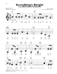 Andrew Lloyd Webber Everything S Alright From Jesus Christ Superstar Sheet Music Pdf Notes Chords Musical Show Score Flute Solo Download Printable Sku 190657