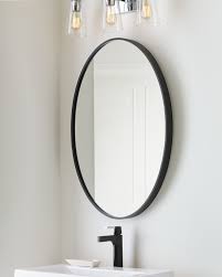 If you own a big bathroom at your home then make these identical modern bathroom vanity mirrors for it. Gold Flamingo Kadin Modern Vanity Mirror Wayfair
