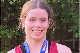 Alice equals Haywards Heath Harriers club pole-vault record