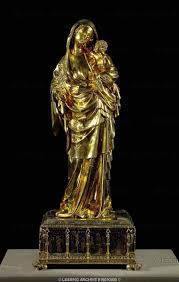 Virgin Of Jeanne D Evreux Abbeychurch Of Saint Denis France 1339 Medieval Art Art Art History