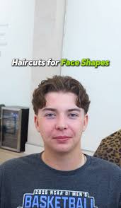 Fluffy Middle Part Flow Heart Shaped Face Men