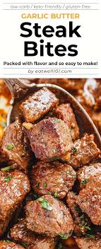 Garlic Butter Steak Bites Steak Bites Steak Bites Recipe Steak Dinner Recipes