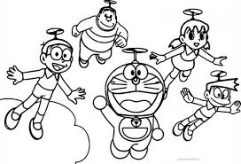 Dimana asal doraemon ini dari abad ke 22. Gambar Mewarnai Doraemon Terbaru Mina Gambar