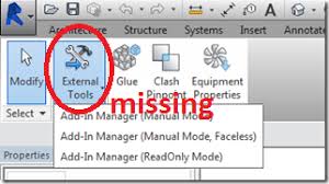 Can T Find Exteral Tools In Add In Tab Autodesk Community Revit Products