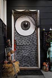 Halloween door decorations hocus pocus door cover, large fabric halloween party decorations sign for front door, porch decorations, halloween party supplies indoor outdoor. Dreadful Doors Halloween Door Covers Diy Halloween Door Decorations Easy Halloween Decorations Halloween Door Decorations