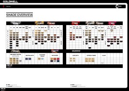 Goldwell Topchic Colorance Shade Overview Goldwell Chestnut Hair Color Color Chart