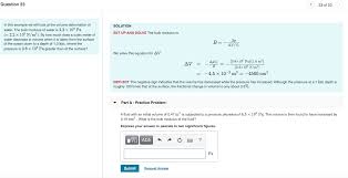 It is defined as the ratio of pressure stress to volumetric strain. Question 23 23 Of 23 Solution Set Up And Solve The Chegg Com