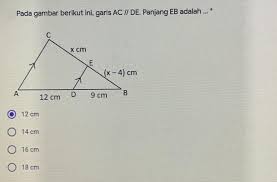We did not find results for: Pada Gambar Berikutn Ini Garis Ac De Panjang Eb Adalah Kalau Bisa Pakai Cara Brainly Co Id