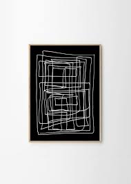 Shop Atelier Cphs Art Print Deconstructed No 42 Line Art Drawings Prints Abstract Art Prints
