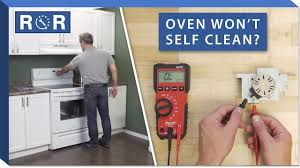 If the oven door has been locked accidentally: Oven Door Won T Unlock Troubleshooting Repair Replace Youtube