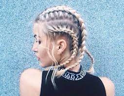 Pin By Selin Bozkurt On Braided Hair Styles Cornrow Hairstyles White Braids For Short Hair