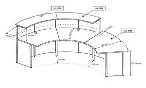 Genua Curved Reception Desk Curved Reception Desk Reception Desk Height Reception Desk Dimensions