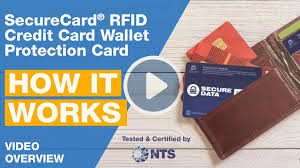Blends with all interior colors. Securecard Rfid Blocker Credit Card Wallet Protection Card