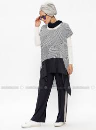 Kisa Kollu Tunik Lacivert Tunik Stil Kis