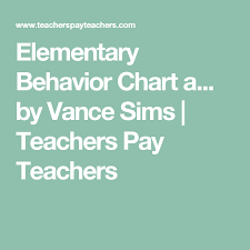 Elementary Behavior Chart And Graphs Assessments And