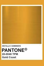 Gold Coast Metallic Pantone Color Gold Pantone Color Pantone Colour Palettes Pantone Color Chart