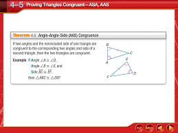 Which triangles are congruent by aas? Proving Triangles Congruent Asa Aas Ppt Download