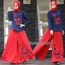 Model baju wanita modis murah ini juga dapat anda gunakan untuk berlibur, atau hanya bersantai di rumah sambil menonton televisi atau aktivitas yang lainnya. Setelan Hijab Modis 3 In 1 Baju Dan Celana Kulot Model Terbaru