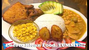 (puerto rican roast pork shoulder). Small White Beans White Rice Sweet Plantains Corn Pork Chops Avocado Youtube