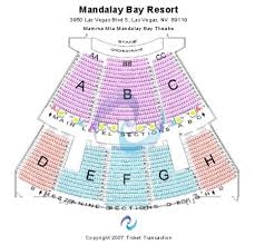 Mandalay Bay Theatre Tickets And Mandalay Bay Theatre