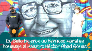 Facultad ciencias de la salud. En Bello Hicieron Un Hermoso Mural En Homenaje A Hector Abad Gomez Mas Que Un Muro Telemedellin Youtube