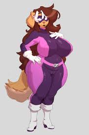 281446 - suggestive, artist:inu-sama, oc, oc only, oc:rhoda (the_dogsmith),  canine, dog, mammal, anthro, 2023, black nose, boots, breasts, clothes,  digital art, ears, eyelashes, female, fur, gloves, hair, huge breasts,  looking at you,