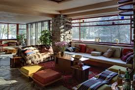Fallingwater Home Fallingwater Interior Frank Lloyd Wright Architecture Frank Lloyd Wright Interior