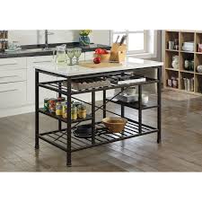 The height of the bar stools will provide a visually appealing variation. Acme Furniture Lanzo 98400 Counter Height Kitchen Island Corner Furniture Kitchen Islands