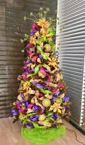 Arbol Navidad Cintas Rosas Y Verdes Navidad 2017 Floral Wreath Floral Wreaths
