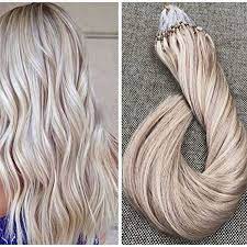 Ugeat 22 1g Strand 50 Gram Micro Ring Beads Hair Extensions Real Human Hair Exten Beaded Hair Extensions Micro Bead Hair Extensions Micro Ring Hair Extensions