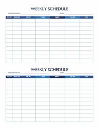 This work schedule template includes the names of the employee, a weekly (or monthly) summary each employee's schedule, and the roles they assume each day. Free Work Schedule Templates For Word And Excel Smartsheet