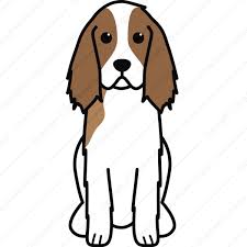 Black And White Springer Spaniel Cartoon English Springer Spaniel Special Edition Dog Breed Cartoon Download Your Breed Now Then Print It Frame It Love It Or Create Your Own Memorabilia Springer Spaniel English Springer Spaniel Spaniel