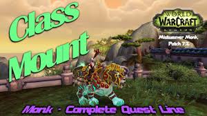 Doing the 7.2 order hall quests guide will get you that quest . Wow Monk Class Mount Love Meme