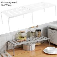 4.6 out of 5 stars. Nktier Expandable Kitchen Cupboard Organiser Home And Kitchen Storage Shelf Wire Rack Made Of Metal For Kitchen Cabinets Counter Tops Pantries Food And Utensils Walmart Com Walmart Com