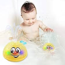 Amazon Com Bath Toys Water Spray Toys For Kids Baby Bath Toys For Toddlers Led Light Up Bathtub Toys For Toddle In 2020 Bath Toys For Toddlers Bath Toys Toddler Toys