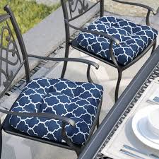indoor/outdoor dining chair cushion &