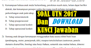 Latihan Soal Ppg 2018 Kunci Jawaban Info Pendidikan Terbaru