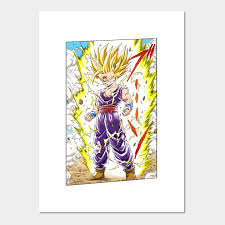 Two different versions of him exist as playable characters. Dragon Ball Z Gohan Manga Dragon Ball Poster E Stampa Artistica Teepublic It