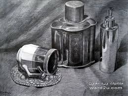 دروس ومواضيع قد تفيدكم لدرس المنظور والظل والنور لصف الثاني متوسط تربية فنية الصفحة 4 Perfume Bottles Perfume Soap Dispenser