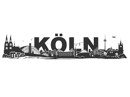 Street art leinwand und skyline bilder zeigt köln in einer sehr schönen watercolour optik, die dazu einlädt das werk direkt als kleinen blickfang an die wand zu hängen. Wandtattoo Skyline Koln Schriftzug Wandtattoos De
