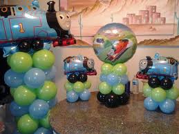 The table confetti that comes with it is nice and big so it makes the clean up super easy. Columns Centerpieces Floor Decor Thomas The Train Party Balloon Decorations Balloon Design
