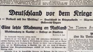 Units are companies and squadrons, and the forty scenarios. Zeitung Vom 1 August 1914 Weltkrieg Wahrscheinlich Politik Sz De