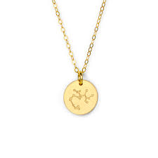 The brightest star in sagittarius is kaus australis or epsilon sagittarii, with magnitude 1.79 and 9.69. Sagittarius Constellation Necklace With Monogram Engraving On Back Danique Jewelry