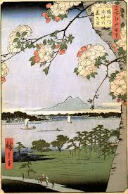 Suijin Shrine And Massaki On The Sumida River By A Hiroshige 1857 Asian Art Japanese Art Japanese Woodcut