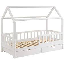Vitalispa Kinderbett Hausbett Design 70x140cm Weiss Zaun Kinder Bett Holz Haus Schlafen Hausb Ideas De Dormitorio Para Ninas Habitaciones Infantiles Dormitorios
