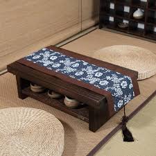 Asian Antique Furniture Japanese Floor Tea Table Rectangle Small Size Living Room Wooden Laptop Cof Antique Furniture Living Room Tea Table Furniture Furniture