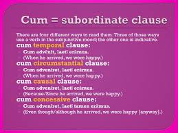 PPT - CUM CLAUSES PowerPoint Presentation, free download - ID:571494