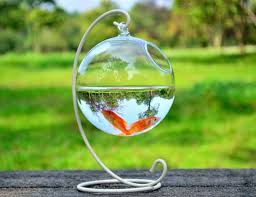 Small Glass Vase Creative Fish Tank Aquarium Fish Bowl Decoration Glass Fish Tanks Fish Bowl Decorations Small Glass Vases
